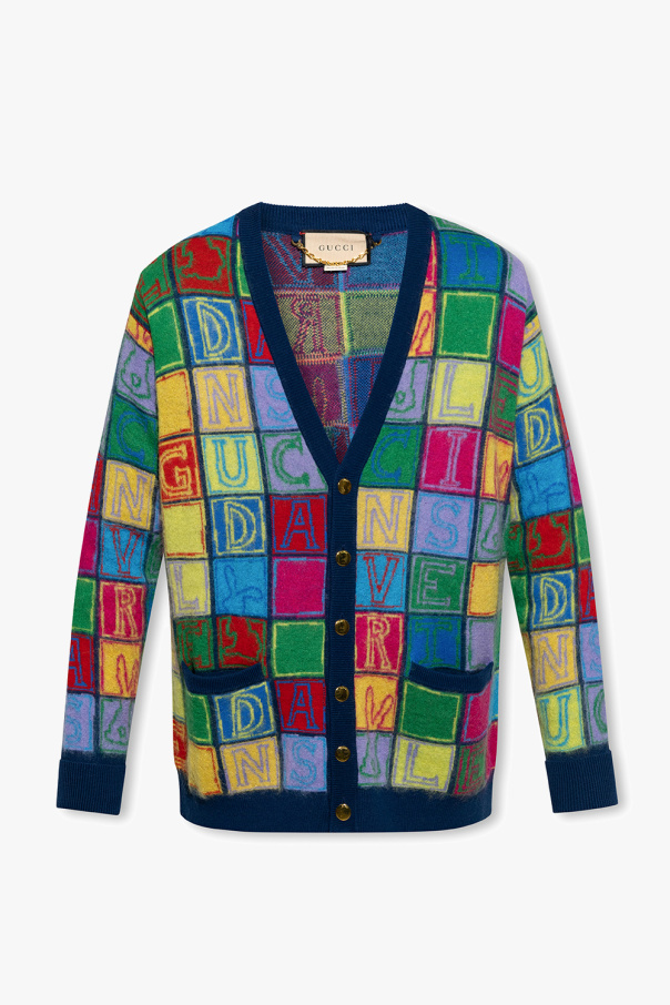 Gucci rainbow outlet cardigan